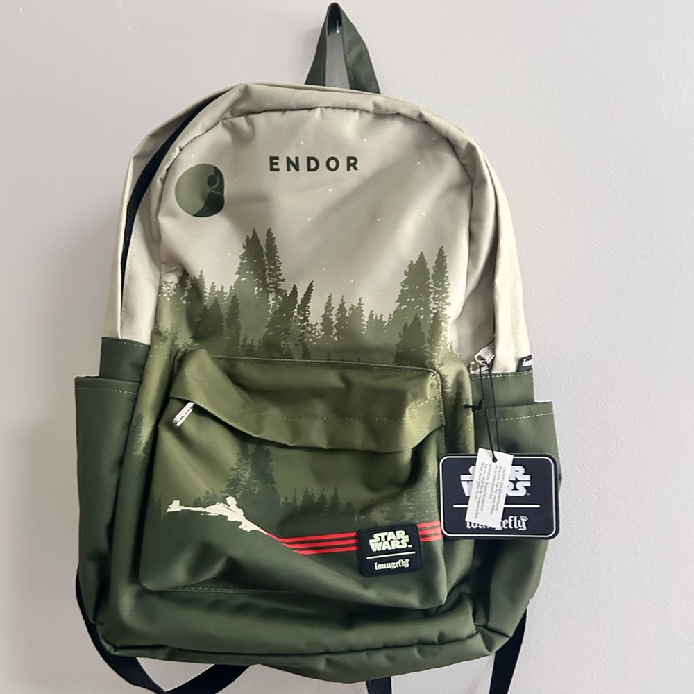 Star Wars Endor Forest Backpack - Green and Cream - Picture 1 of 5